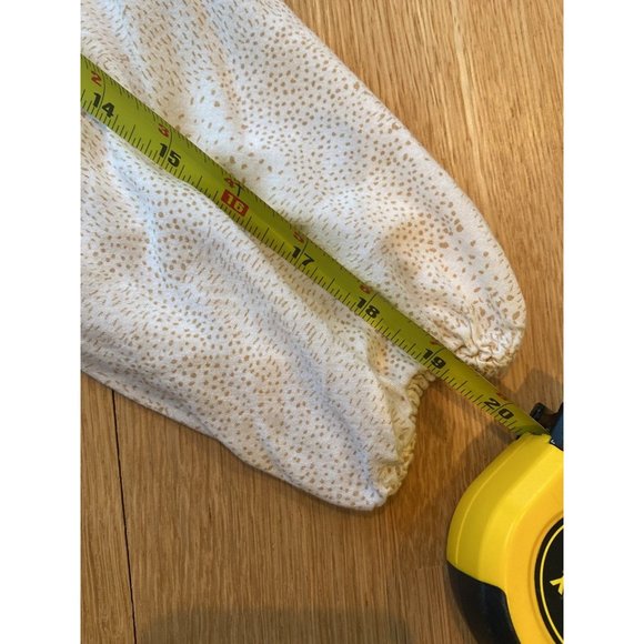 Japna Peasant Blouse Ruched Cream Top Large - Picture 7 of 8